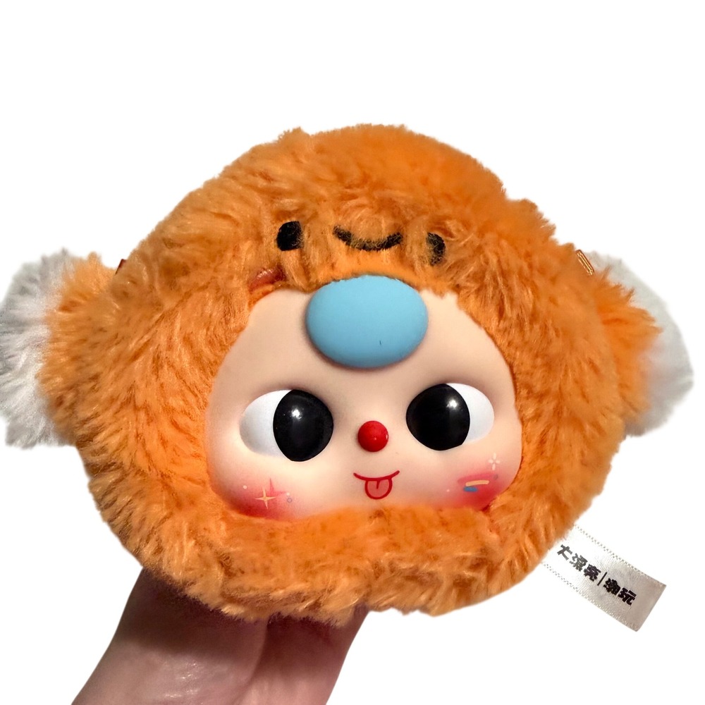 Baby Three Romantic Ocean Cute Planet Clownfish Plush Keychain Vinyl Bag Charm